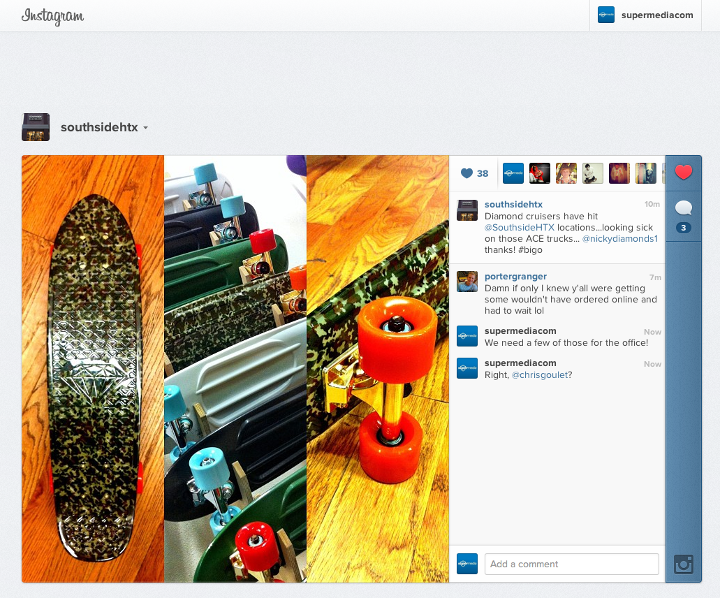 Instagram in now on desktop web based instagram