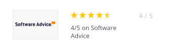 4/5 on Software Advice