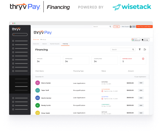 Thryv Product screenshot